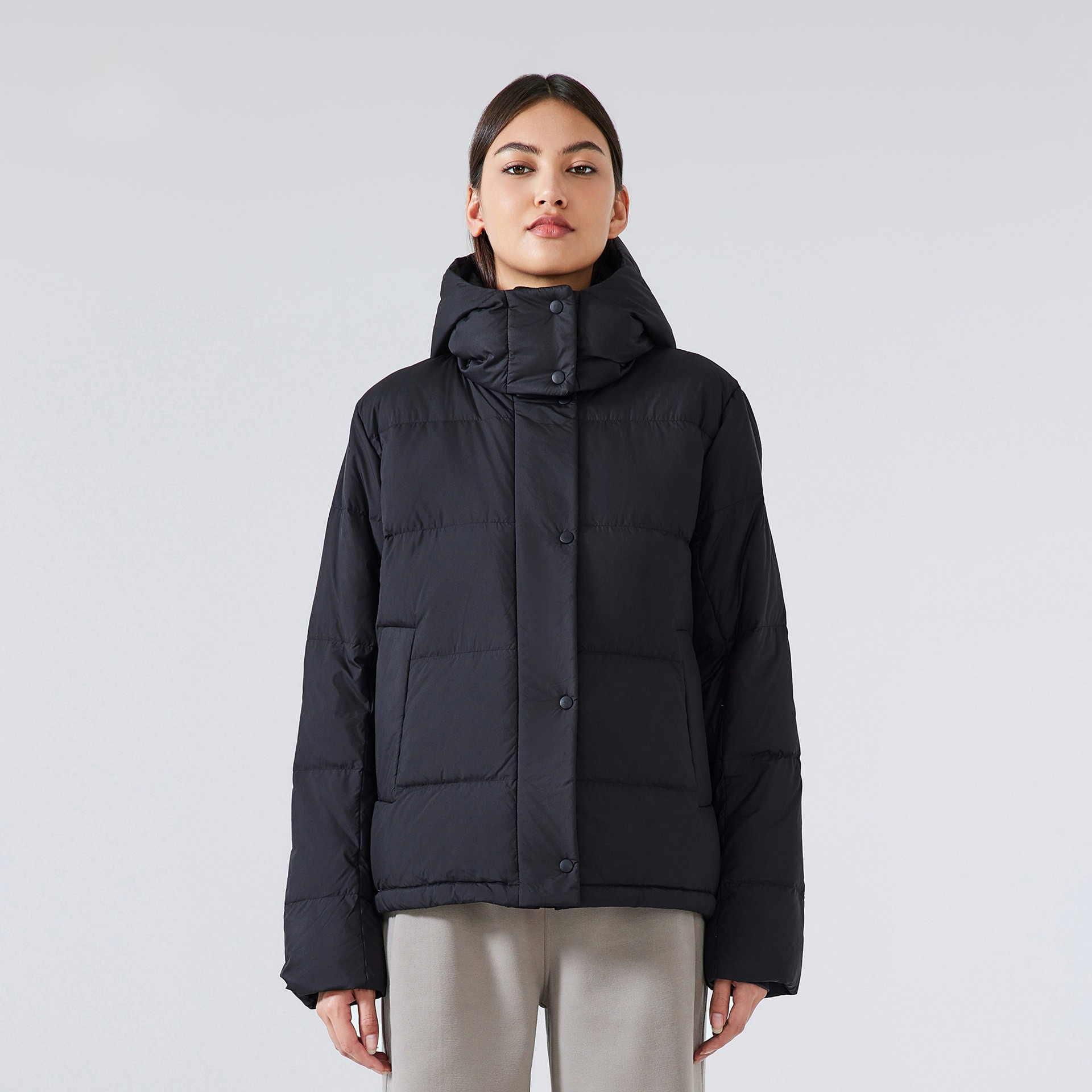 Casual Hooded Down Jacket