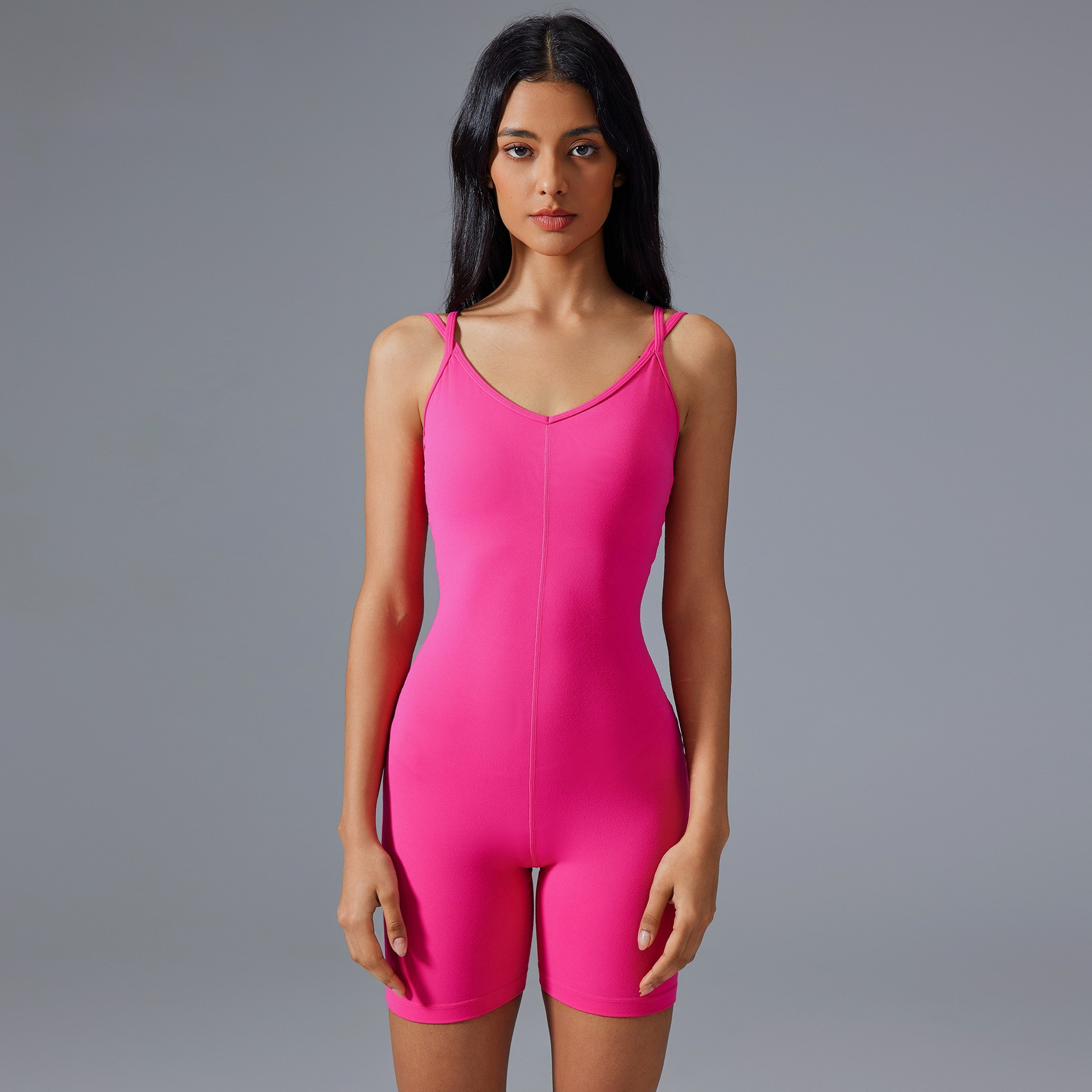 V-Tie Yoga Bodysuit