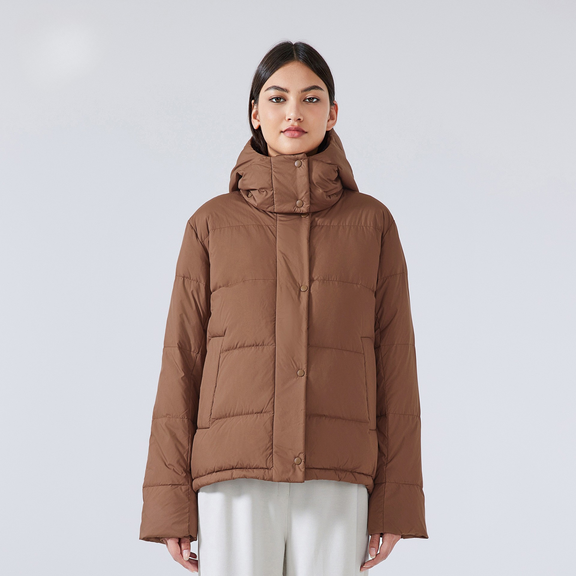 Casual Hooded Down Jacket