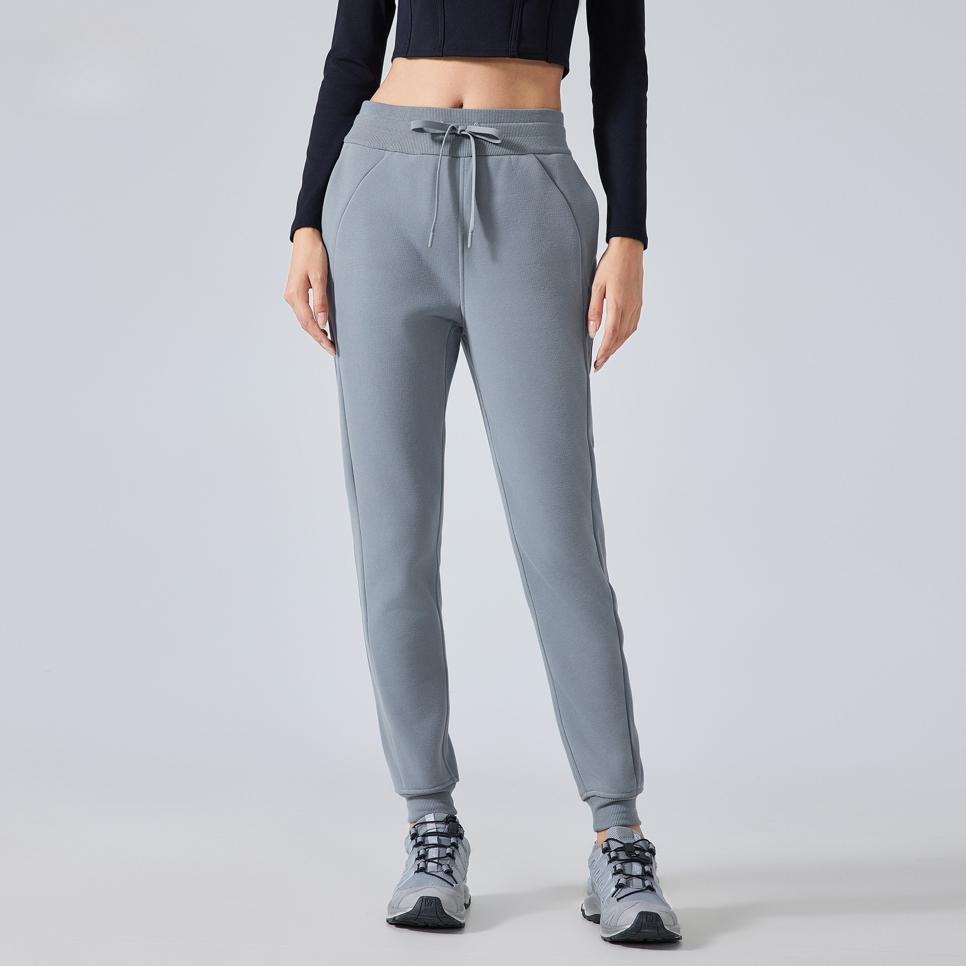 Loose-Fit High Waist Sweatpants