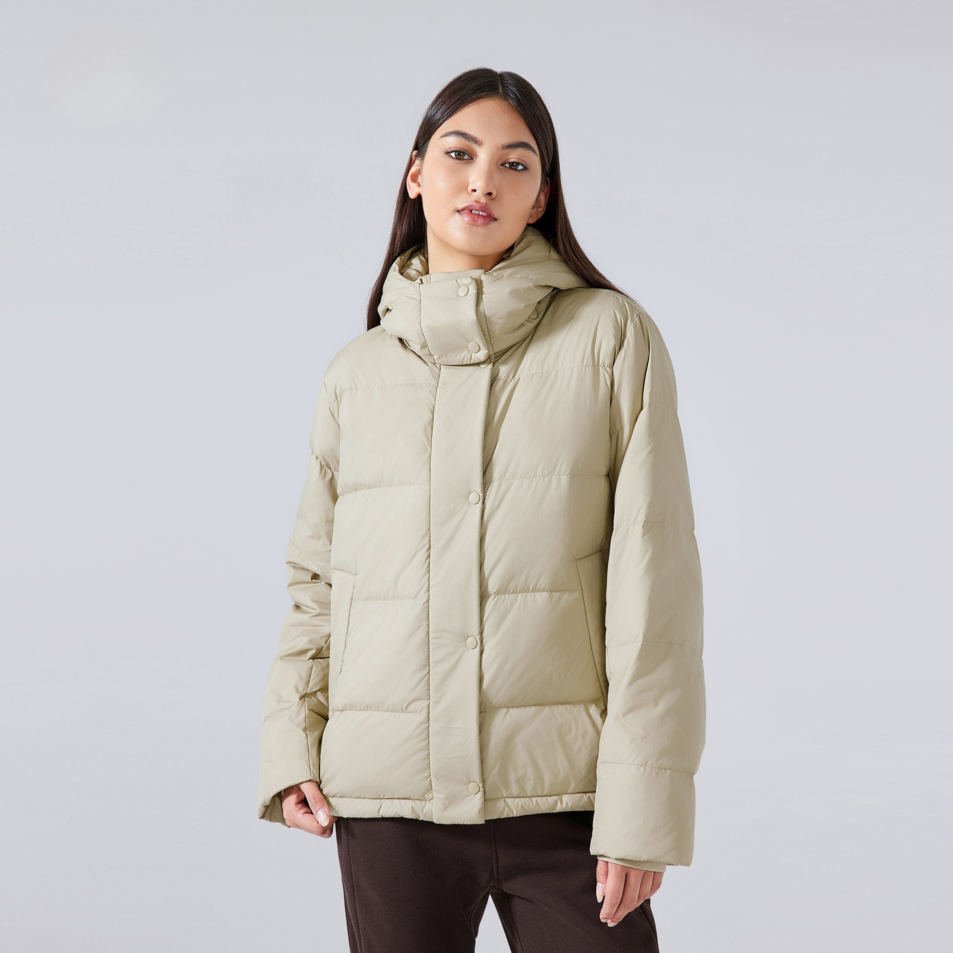 Casual Hooded Down Jacket