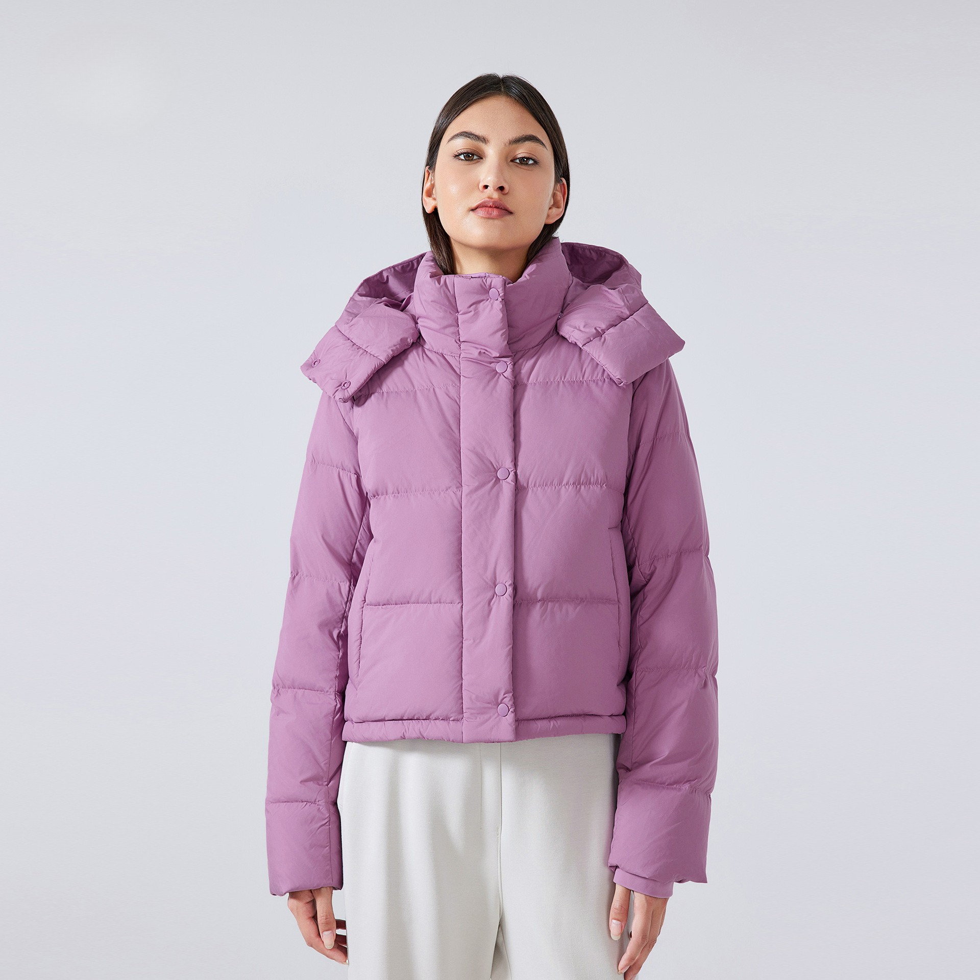 Detachable Hood Down Jacket