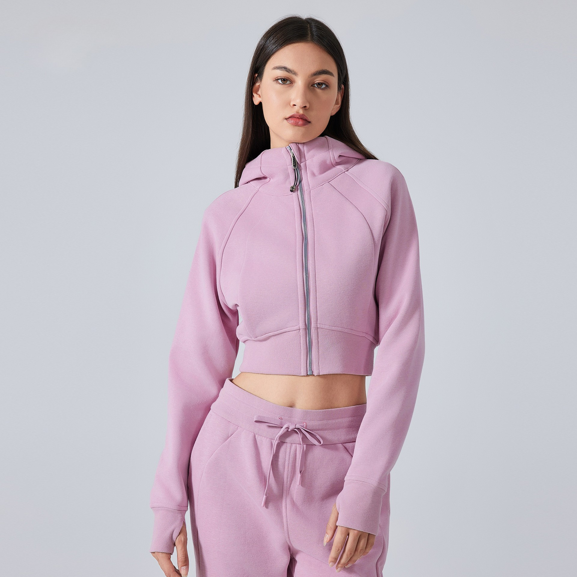 Zip Hooded Cardigan