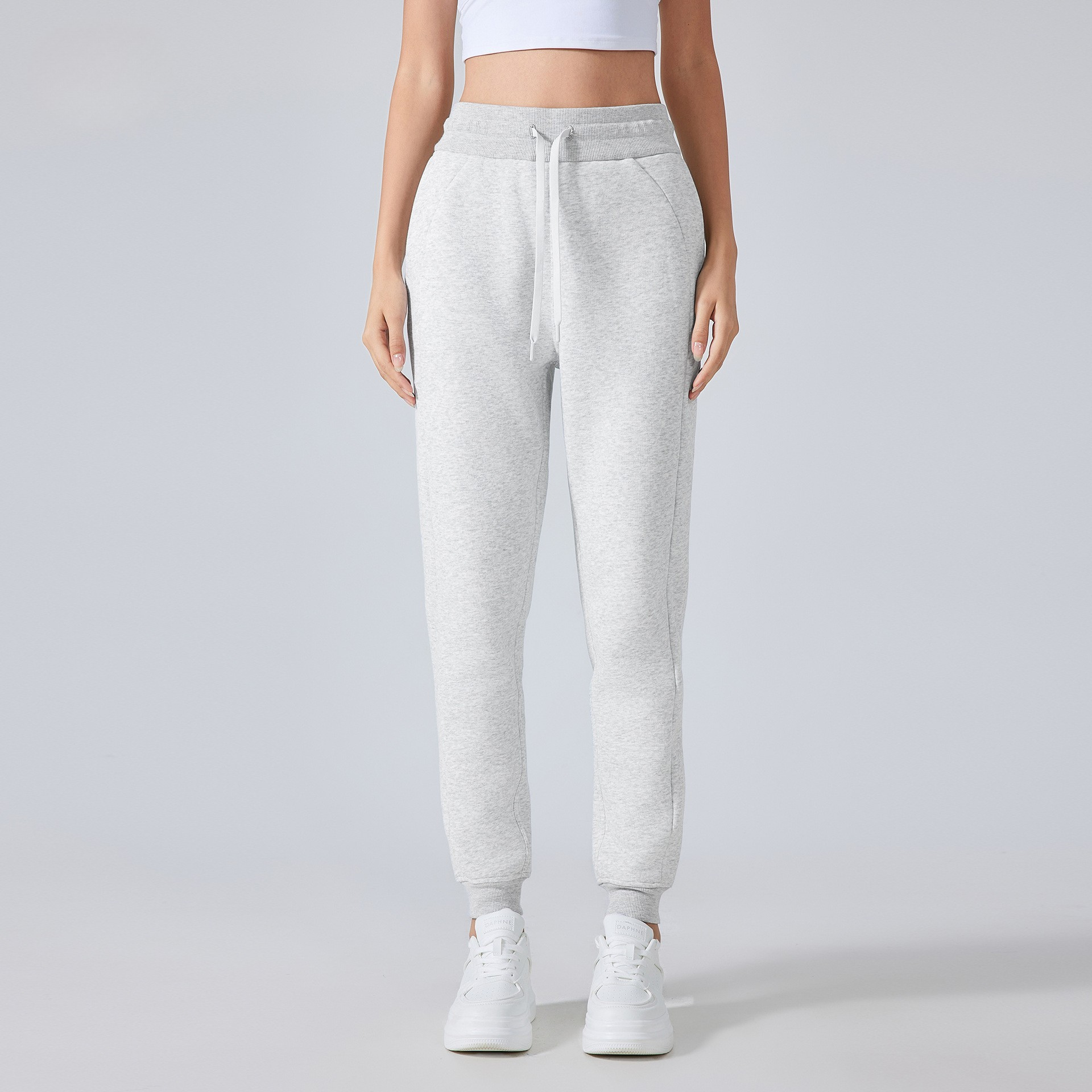 Loose-Fit High Waist Sweatpants
