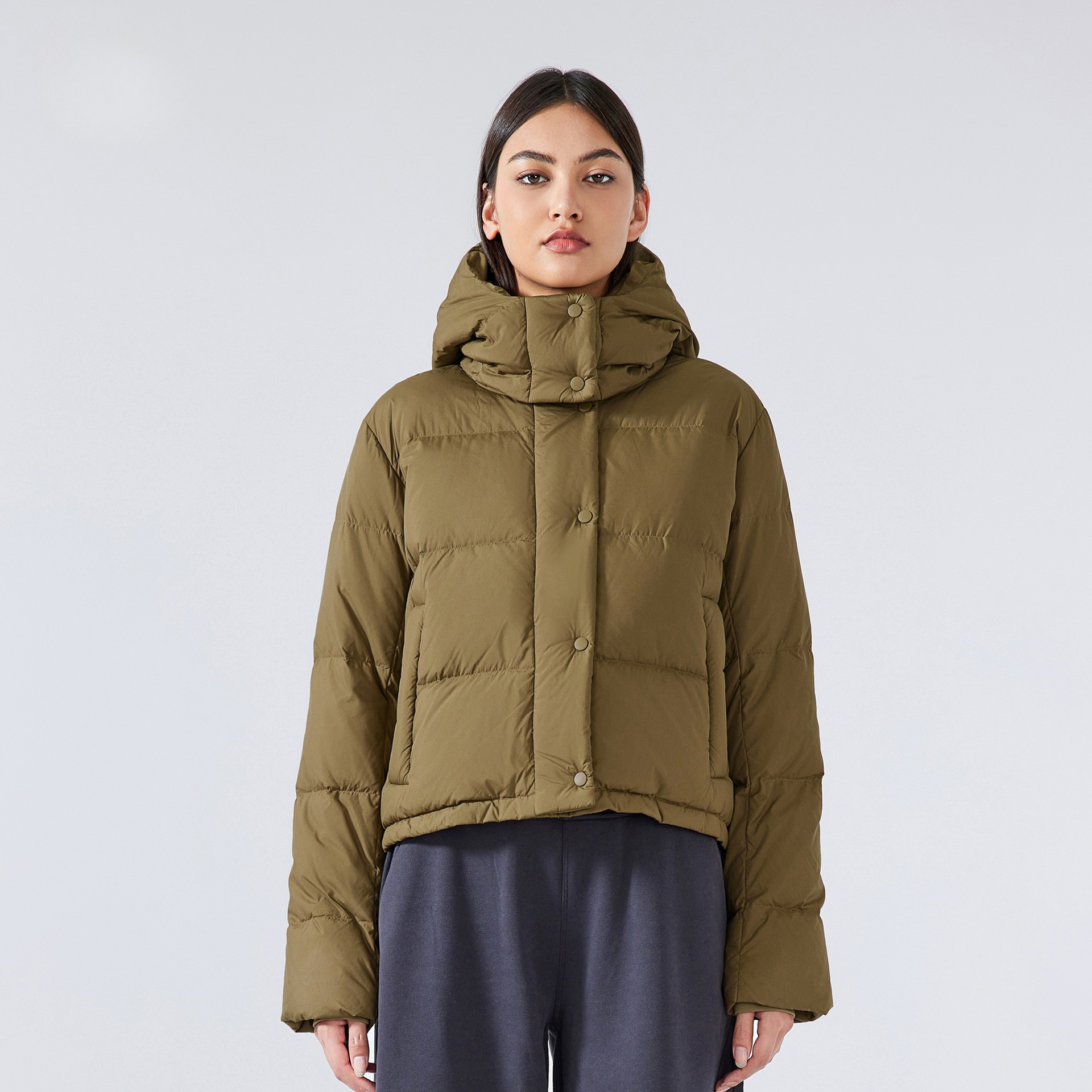 Detachable Hood Down Jacket