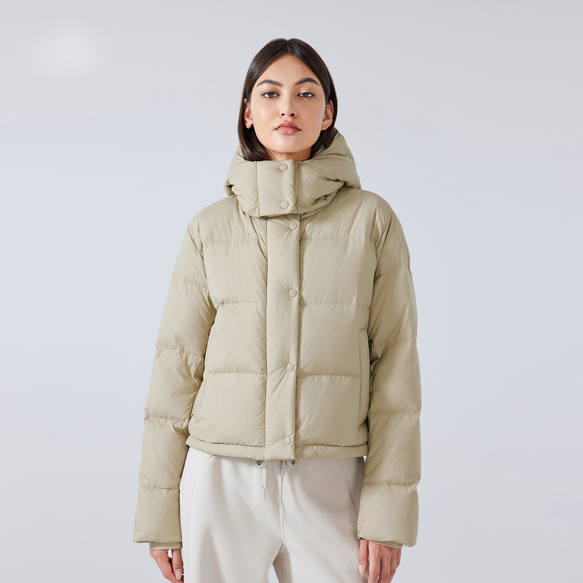 Detachable Hood Down Jacket