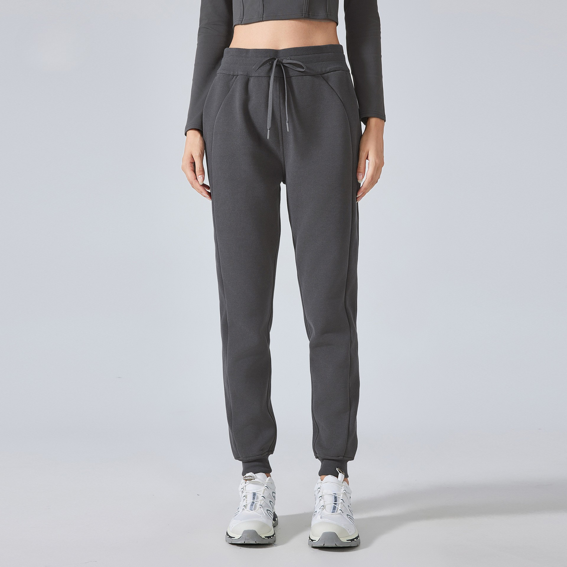 Loose-Fit High Waist Sweatpants